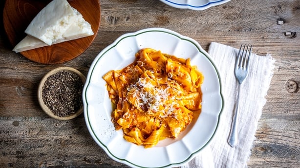 Donals krydrede n'duja carbonara